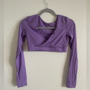 Paragon Infinite Long Sleeve Bra - Solid purple